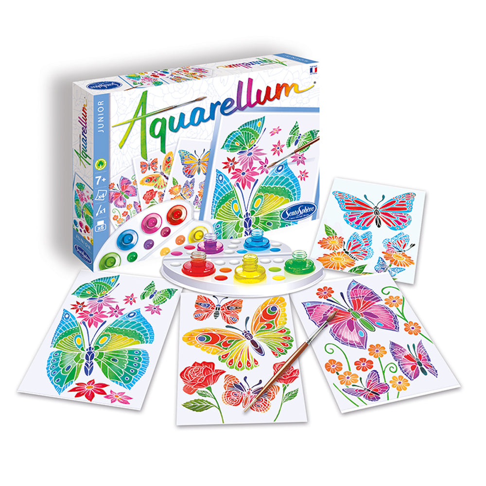 Aquarellum Junior Butterflies & Flowers
