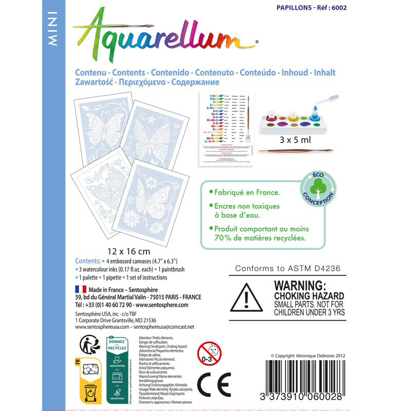 Painting Kits for Kids - Aquarellum Butterflies - Small image 2
