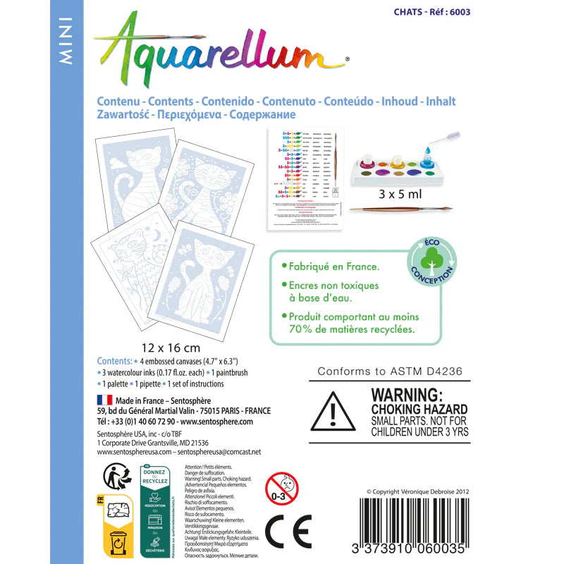 Painting Kits for Kids - Aquarellum Cats - Small image 2