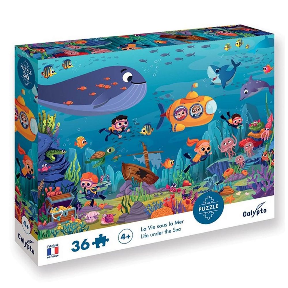 Calypto Jigsaw Puzzle - Life Under The Sea 36 Pieces