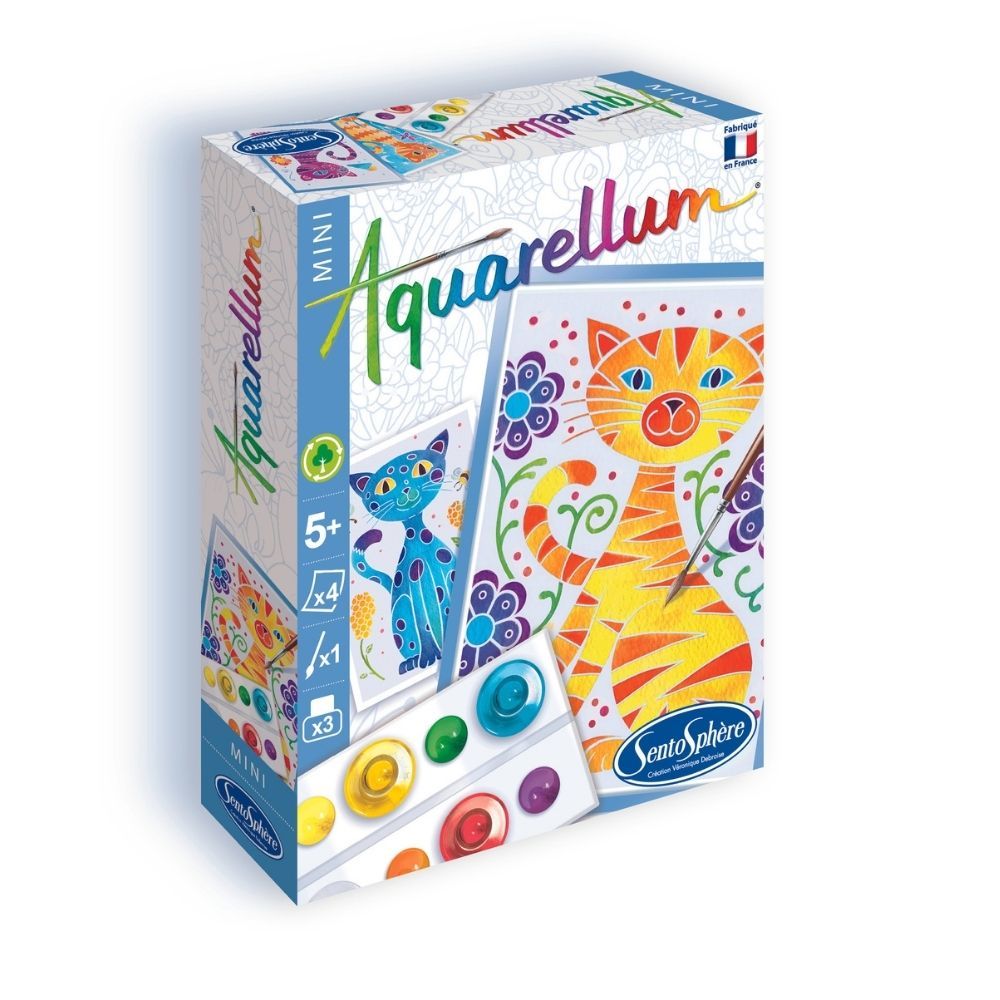 Painting Kits for Kids - Aquarellum Cats - Small image 0