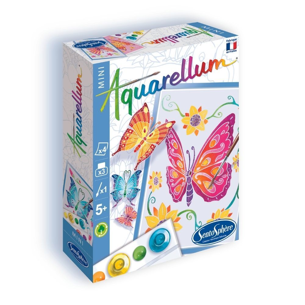 Painting Kits for Kids - Aquarellum Butterflies - Small image 0