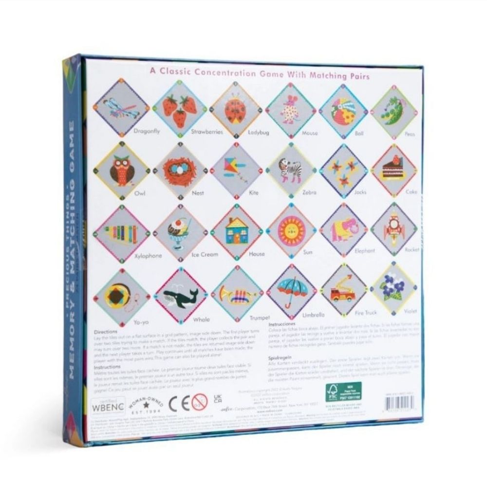 Eeboo Memory & Matching Game - Precious Things