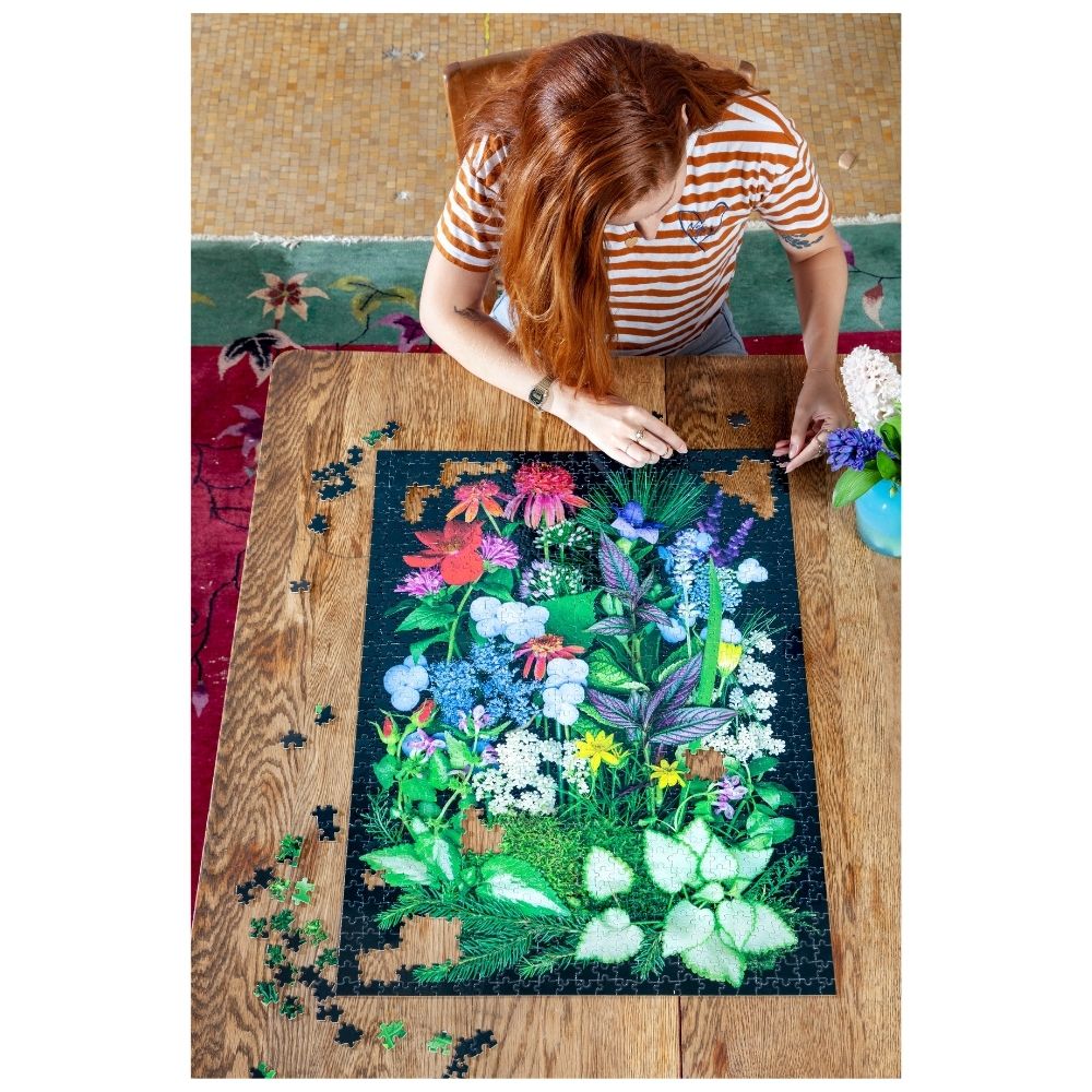 eeBoo 1000 Piece Jigsaw Puzzle - Summer Garden Sampler