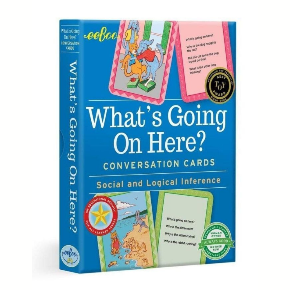eeBoo Conversation Cards - What's Going On Here?