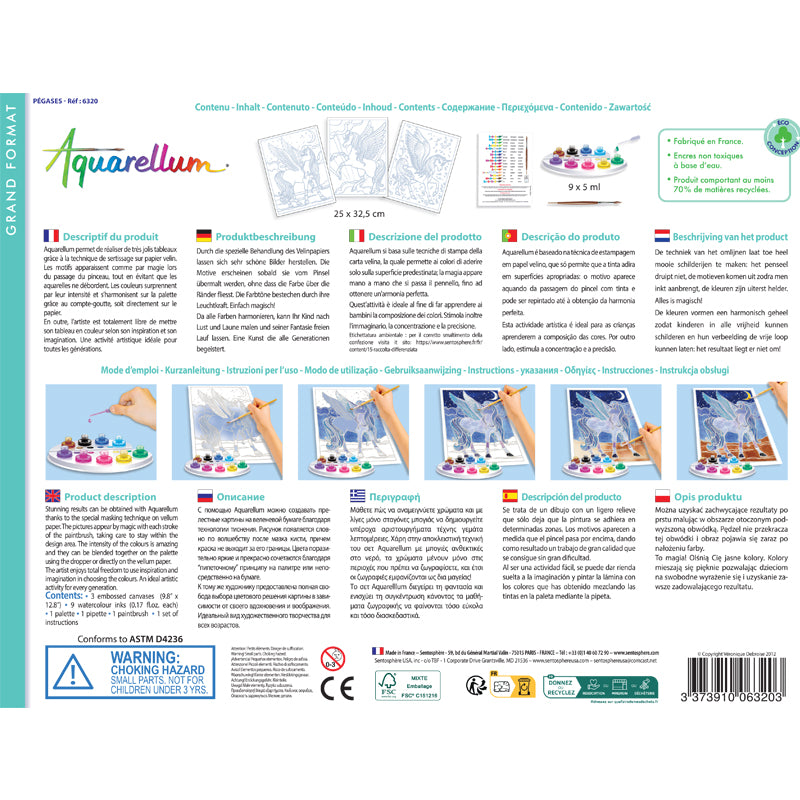 Aquarellum Pegasus - Painting by Numbers Kit
