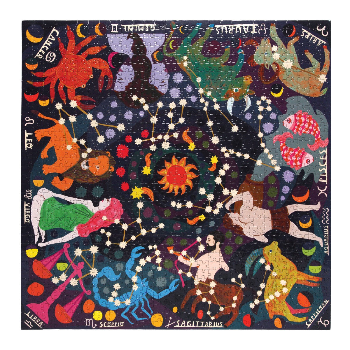 eeBoo 1000 Piece Jigsaw Puzzle - Zodiac