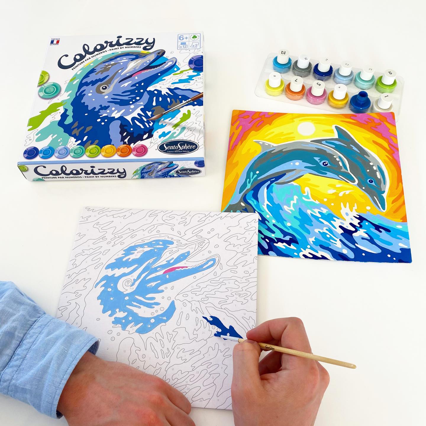 Colorizzy Paint By Numbers - Dolphins