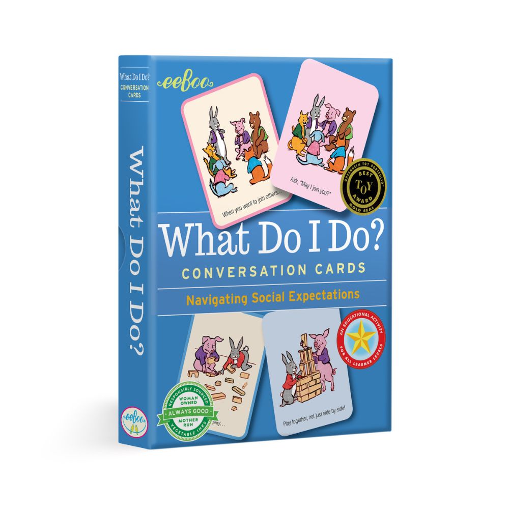 eeBoo Conversation Cards - What Do I Do?