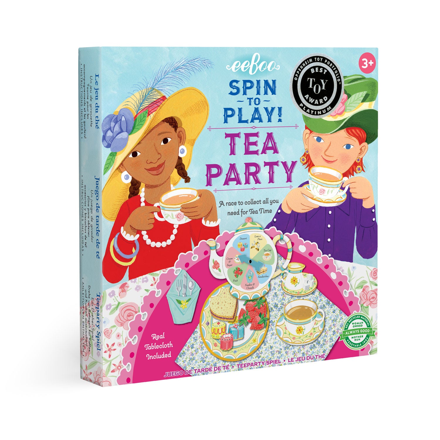 eeBoo Spinner Game - Tea Party image 0