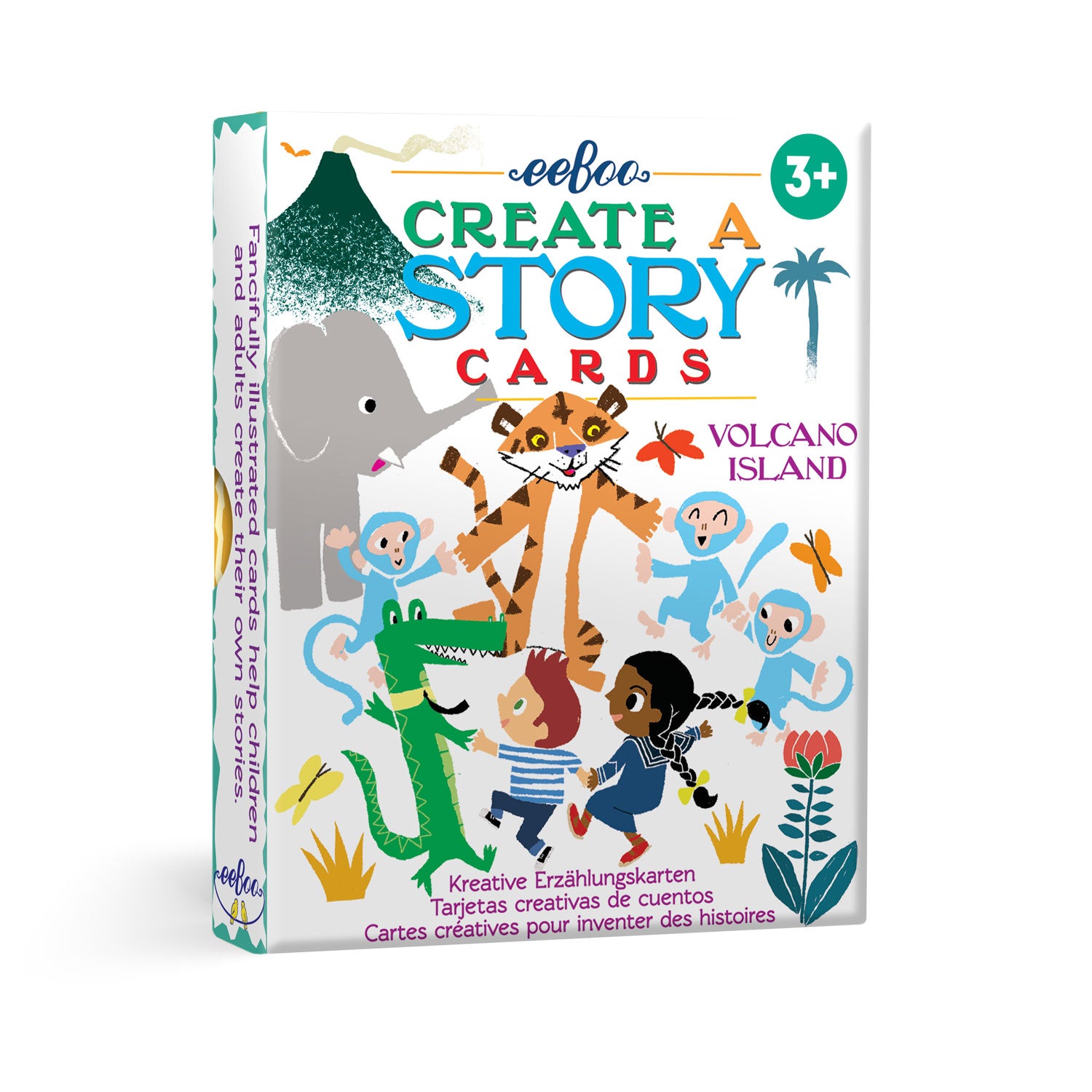 eeboo Create A Story Cards - Volcano Island image 0