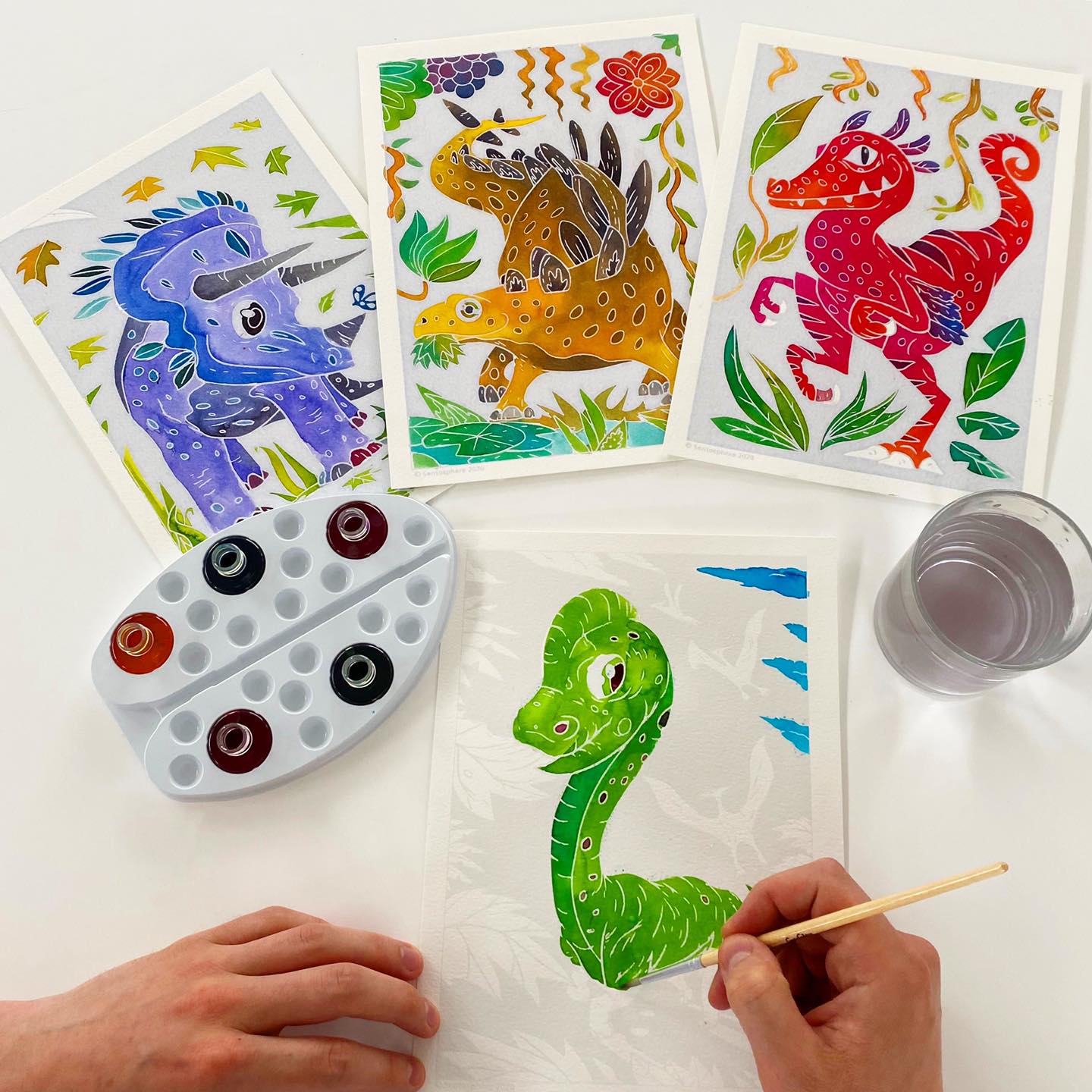 Aquarellum Junior Dinosaurs