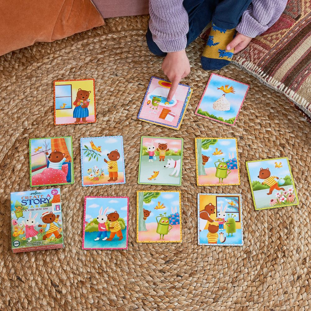 eeBoo Create A Story Cards - A Very Busy Day