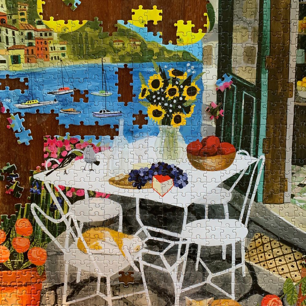 eeBoo 1000 Piece Jigsaw Puzzle - Cats in Positano