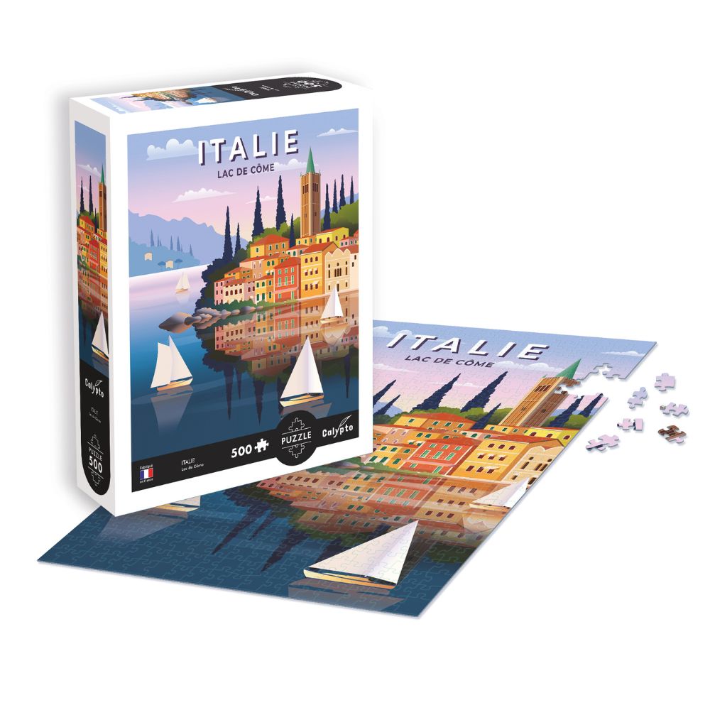 Calypto Jigsaw Puzzle 500 Piece - Italy - Lake Como