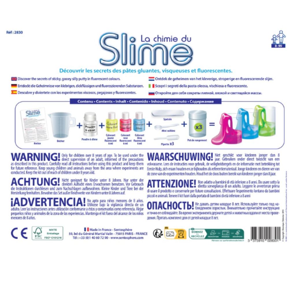 Sentosphère Chemistry Slime Kit