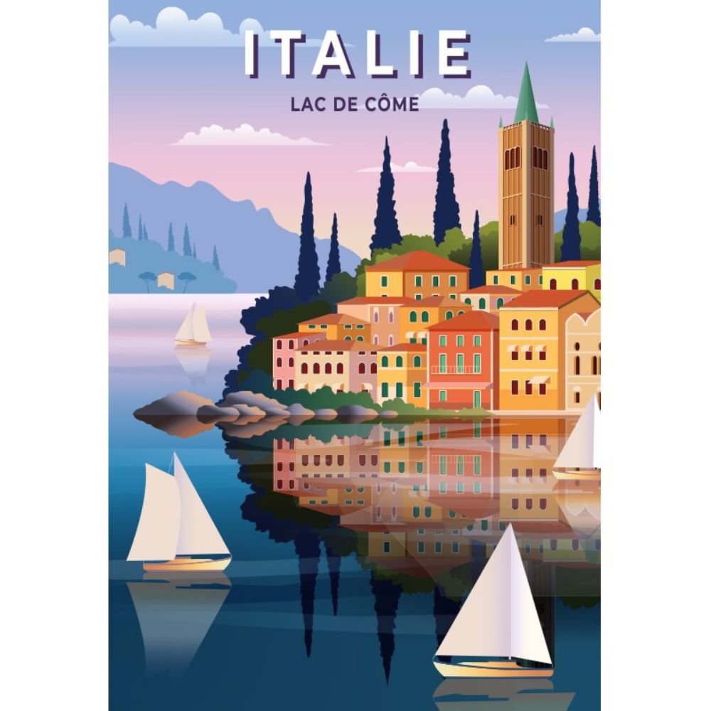 Calypto Jigsaw Puzzle 500 Piece - Italy - Lake Como