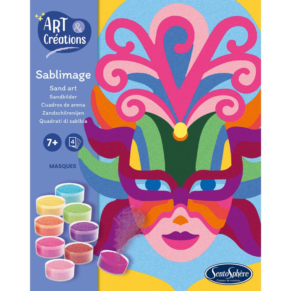Sentosphere Sablimage Sand Art Masques
