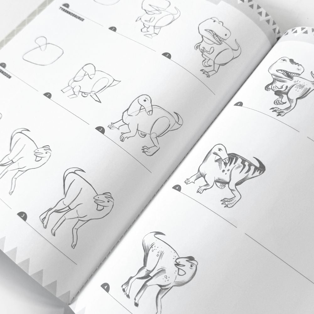 eeBoo Learn to Draw - Dinosaurs