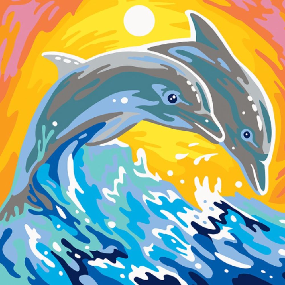 Colorizzy Paint By Numbers - Dolphins
