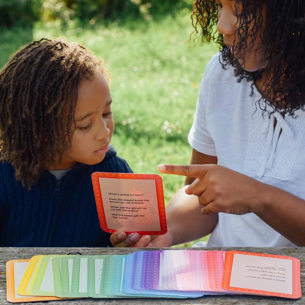 eeBoo Conversation Cards - What's Going On Here?