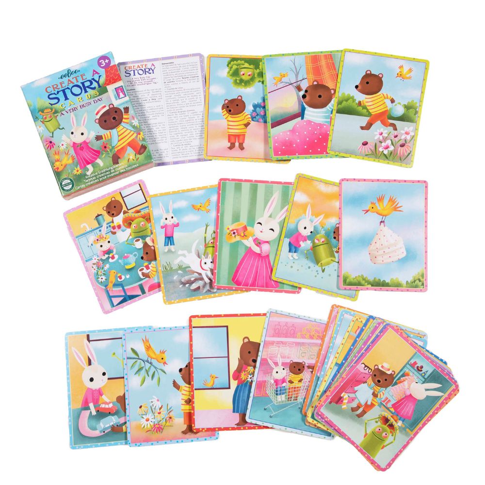 eeBoo Create A Story Cards - A Very Busy Day