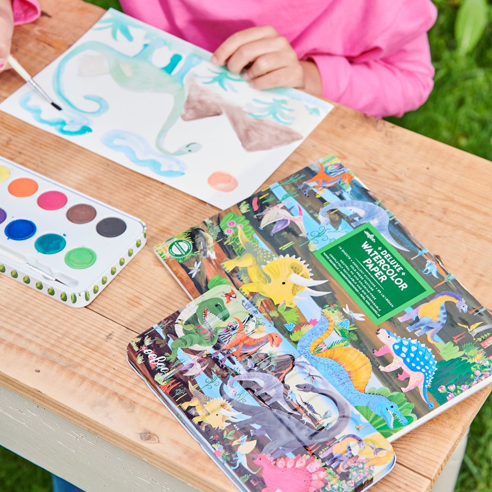 eeBoo Watercolours in a Tin - Dinosaur