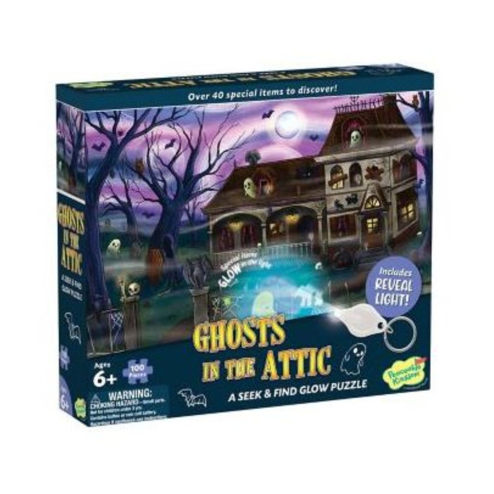 Glow Puzzle Game - Peaceable Kingdom Ghosts in the Attic image 0
