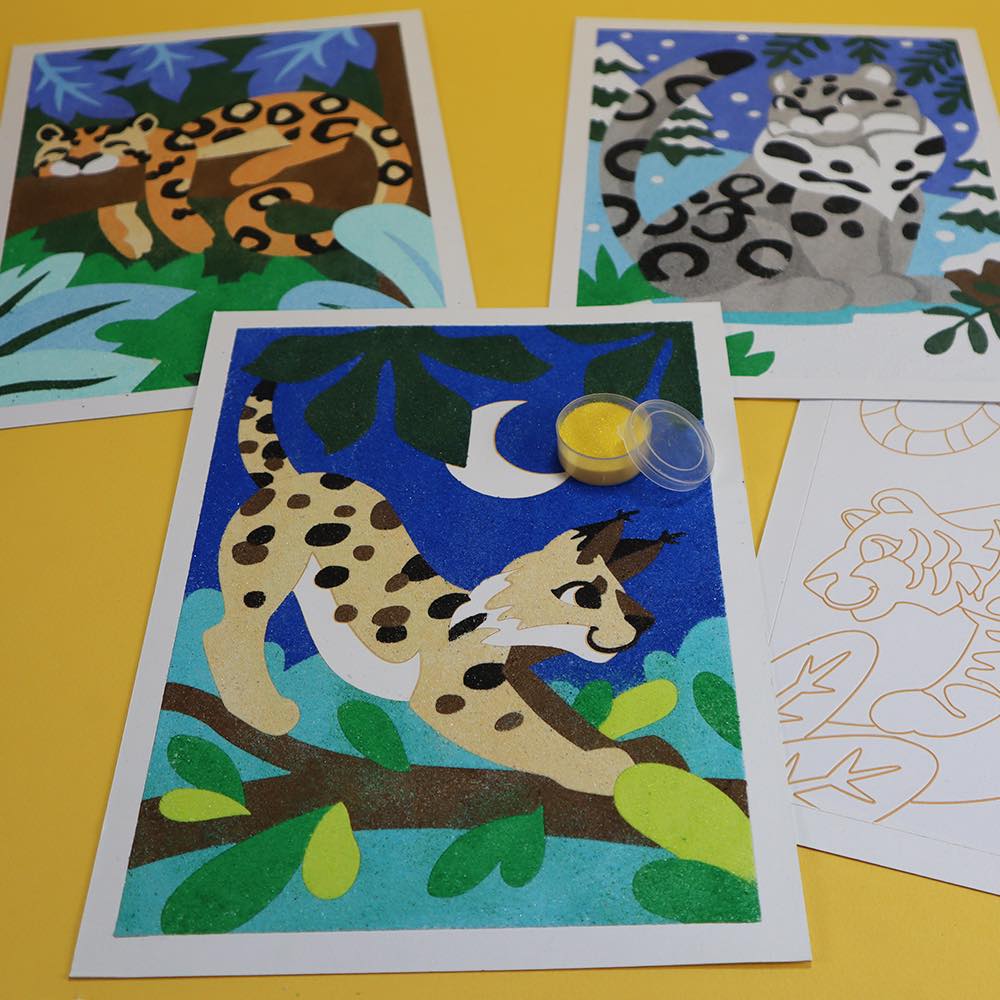 Sablimage Sand Art for Kids - Cats of the World