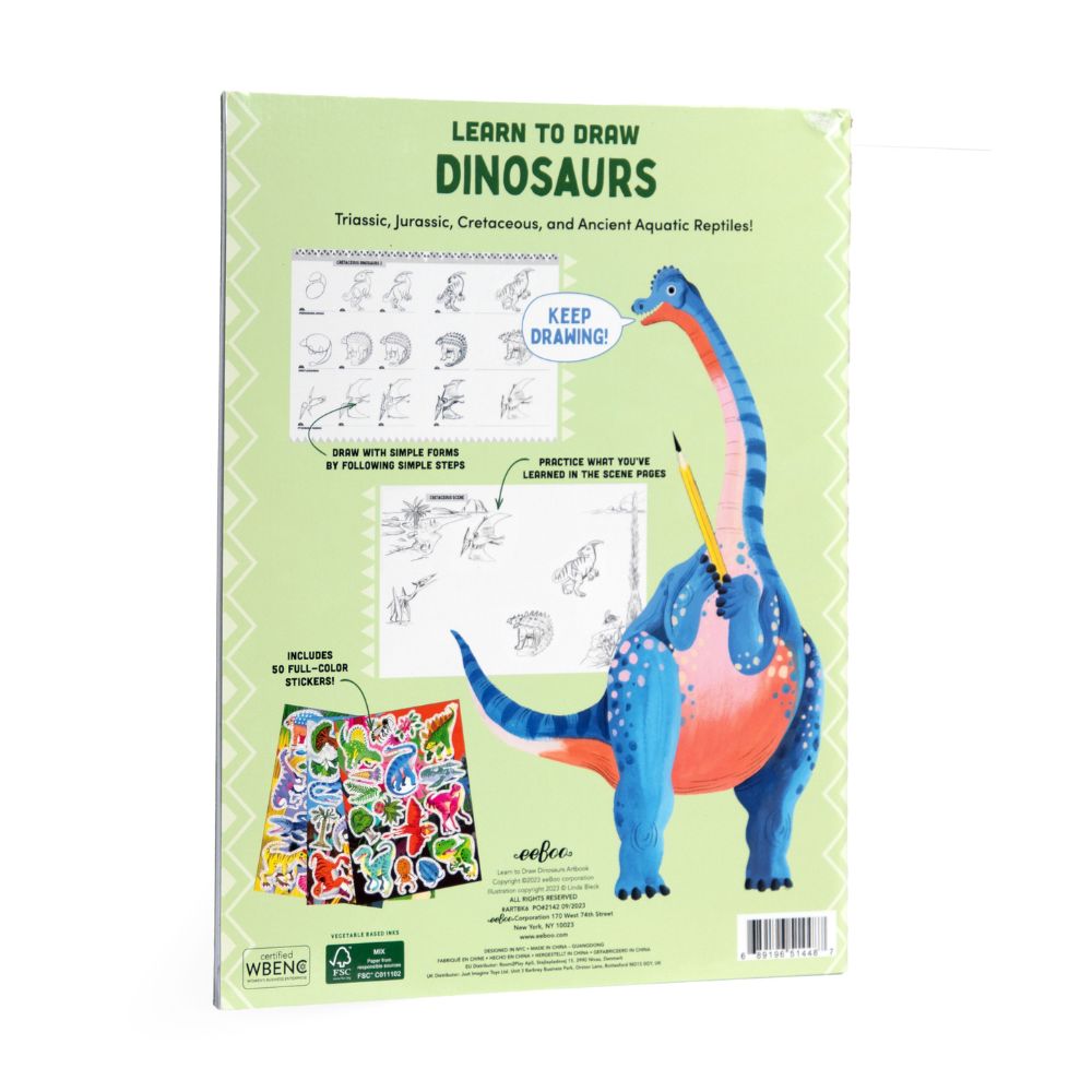 eeBoo Learn to Draw - Dinosaurs
