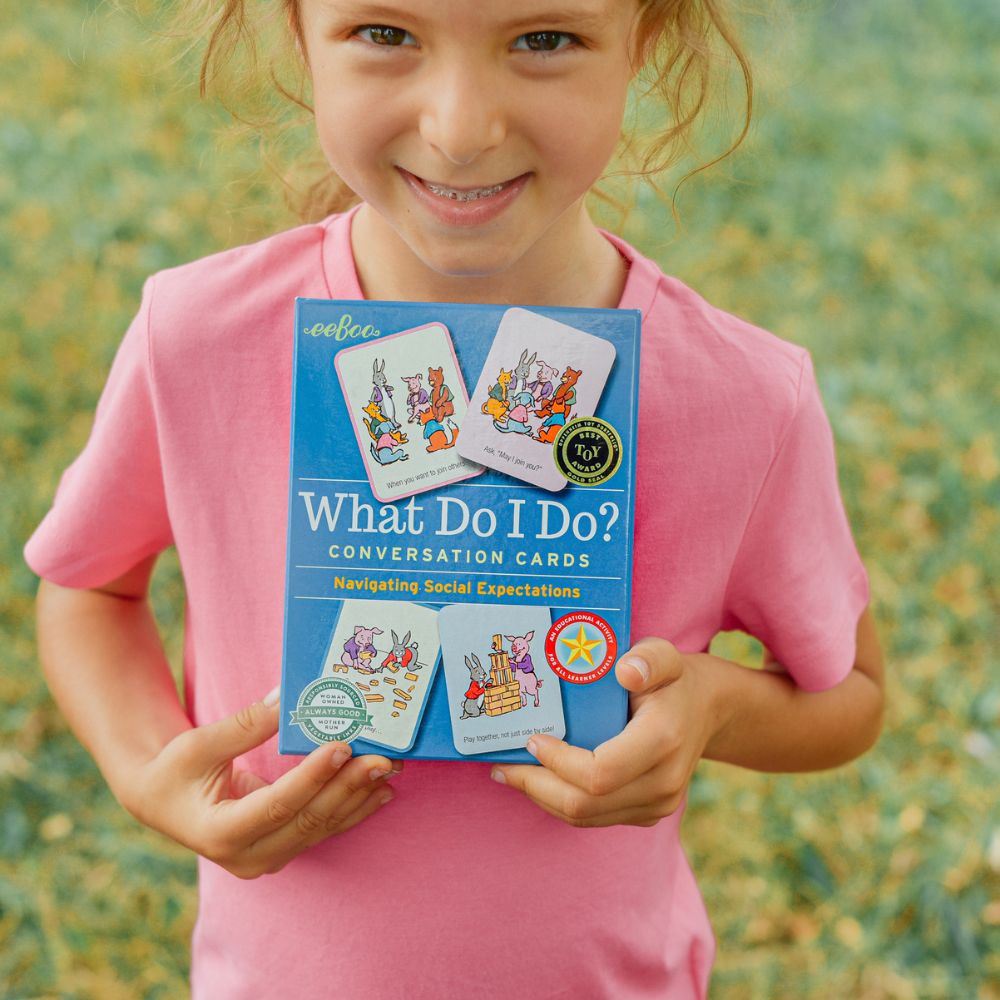 eeBoo Conversation Cards - What Do I Do?