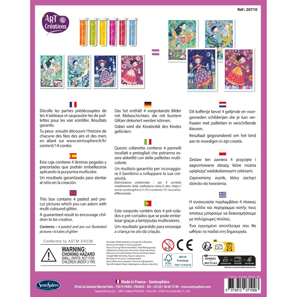 Sentosphere Glitter Art Fairies