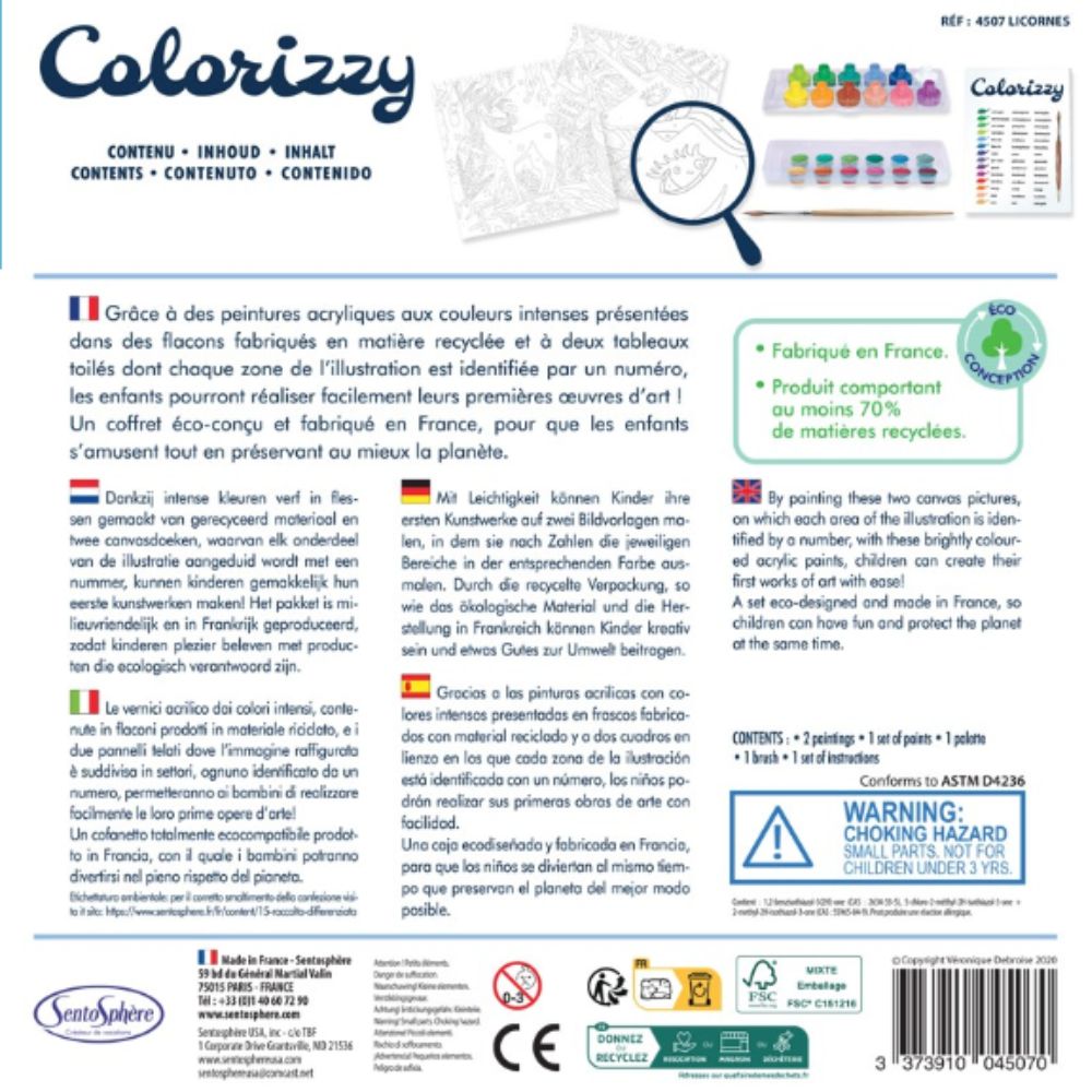 Colorizzy Paint By Numbers - Unicorns