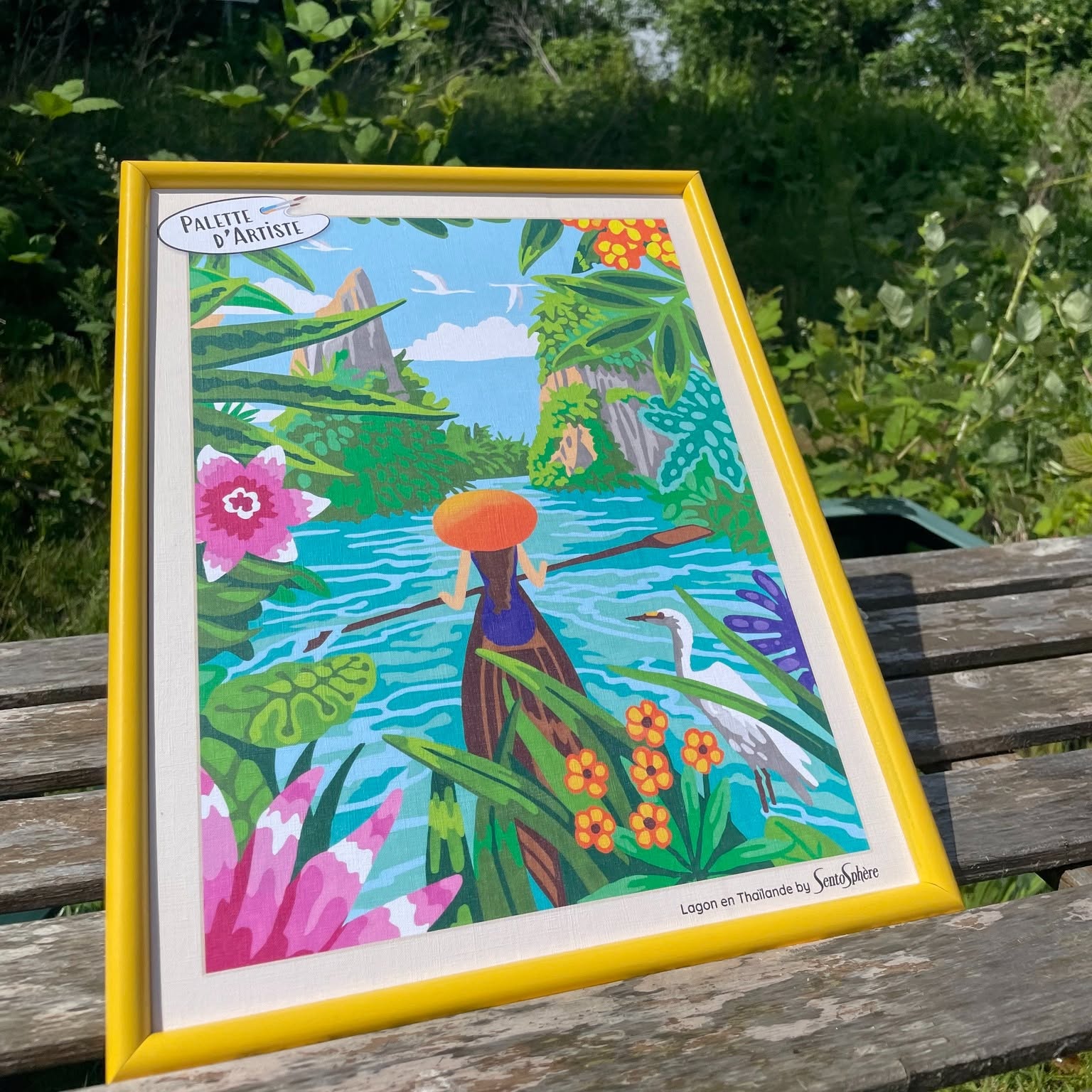 Sentosphere Painting By Numbers - Artist's Palette - Lagoon in Thailand