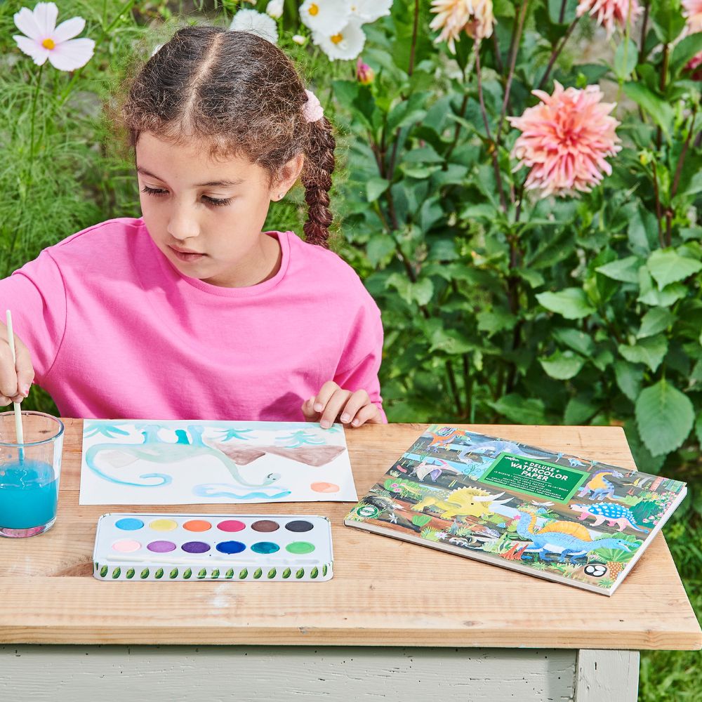 eeBoo Watercolours in a Tin - Dinosaur