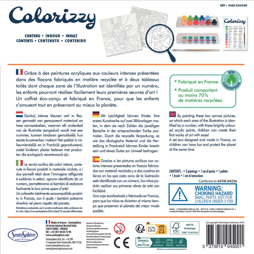 Colorizzy Paint By Numbers - Savannah