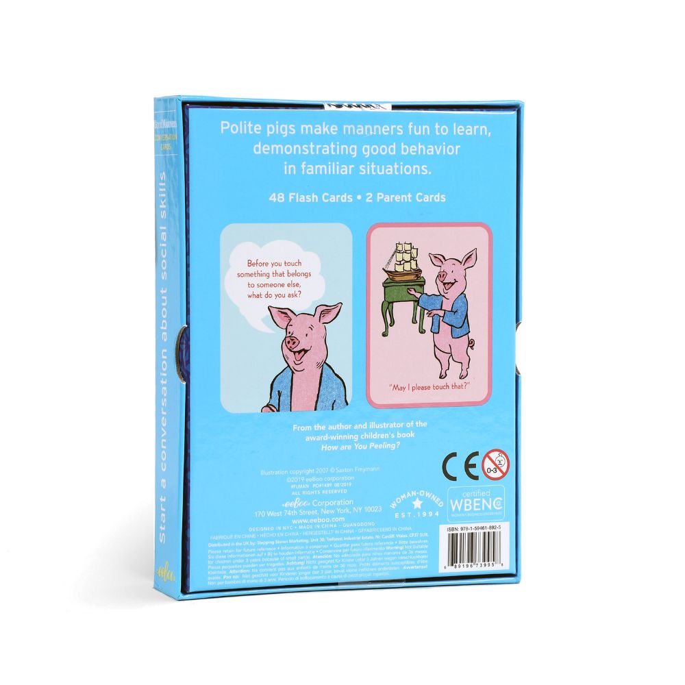 eeBoo Conversation Cards - Good Manners