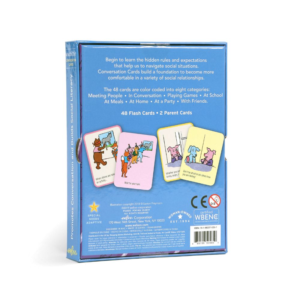 eeBoo Conversation Cards - What Do I Do?