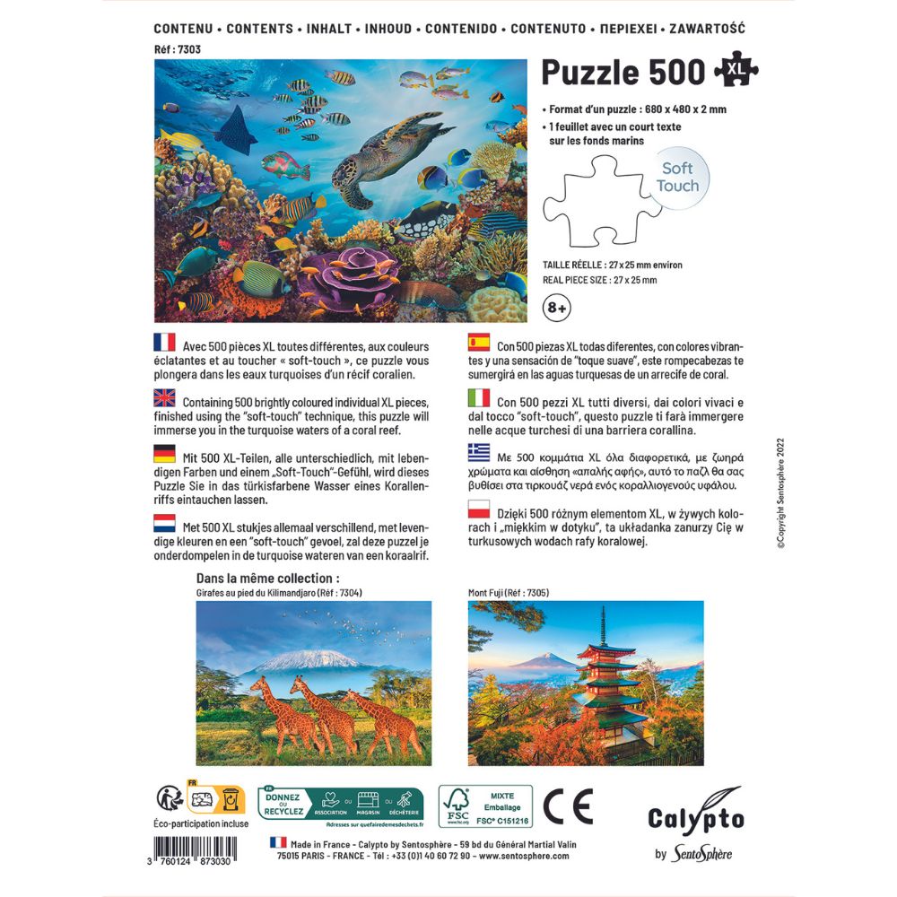 Calypto Jigsaw Puzzle 500 Piece XL - Seabed