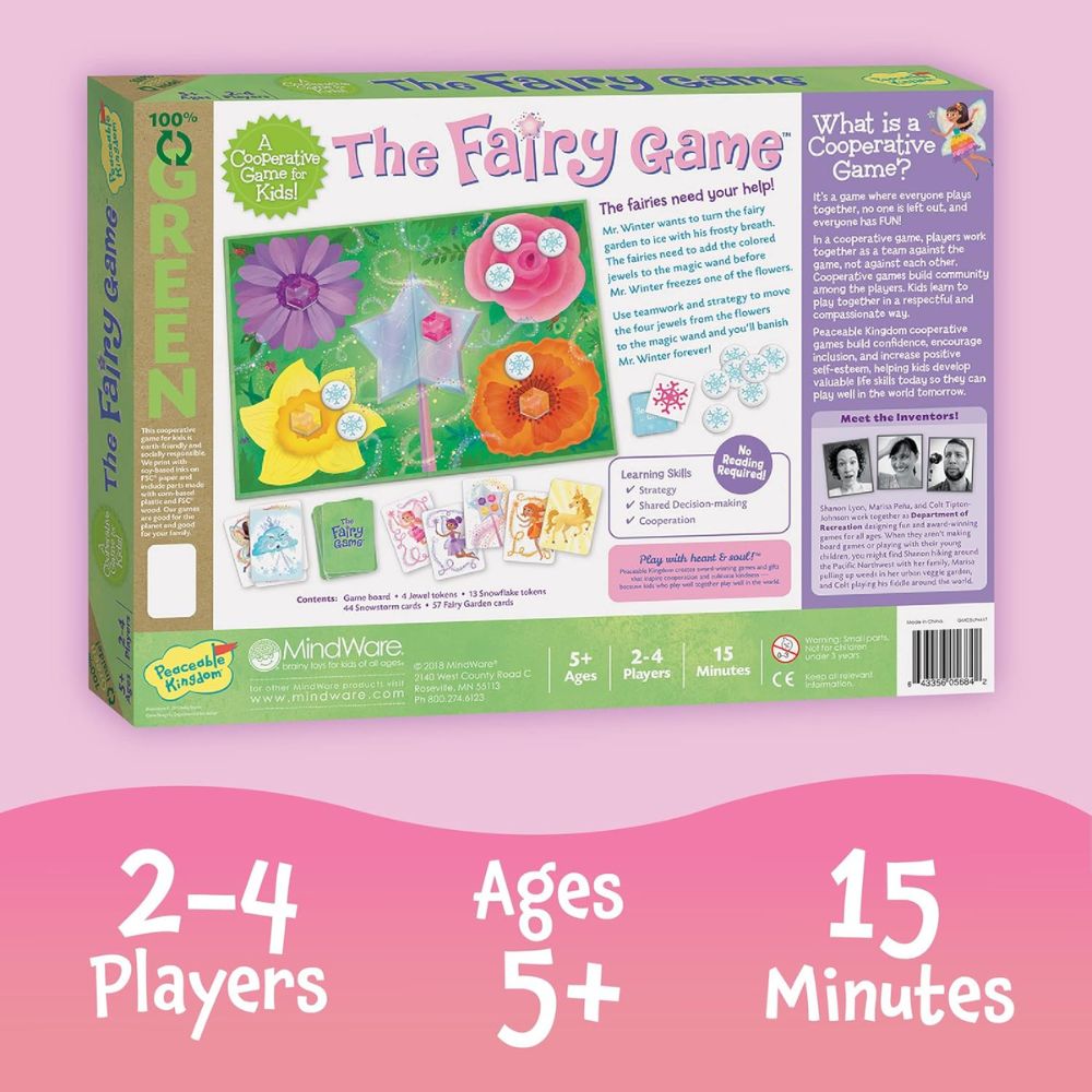 Peaceable Kingdom Cooperative Game - The Fairy Game