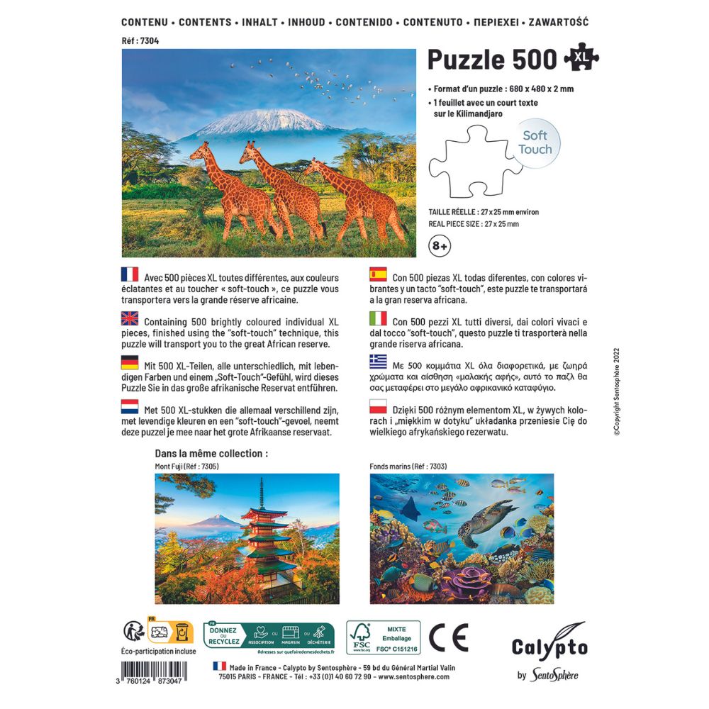 Calypto Jigsaw Puzzle 500 Piece XL - Giraffes