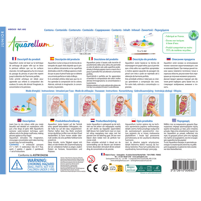 Aquarellum Junior Owls