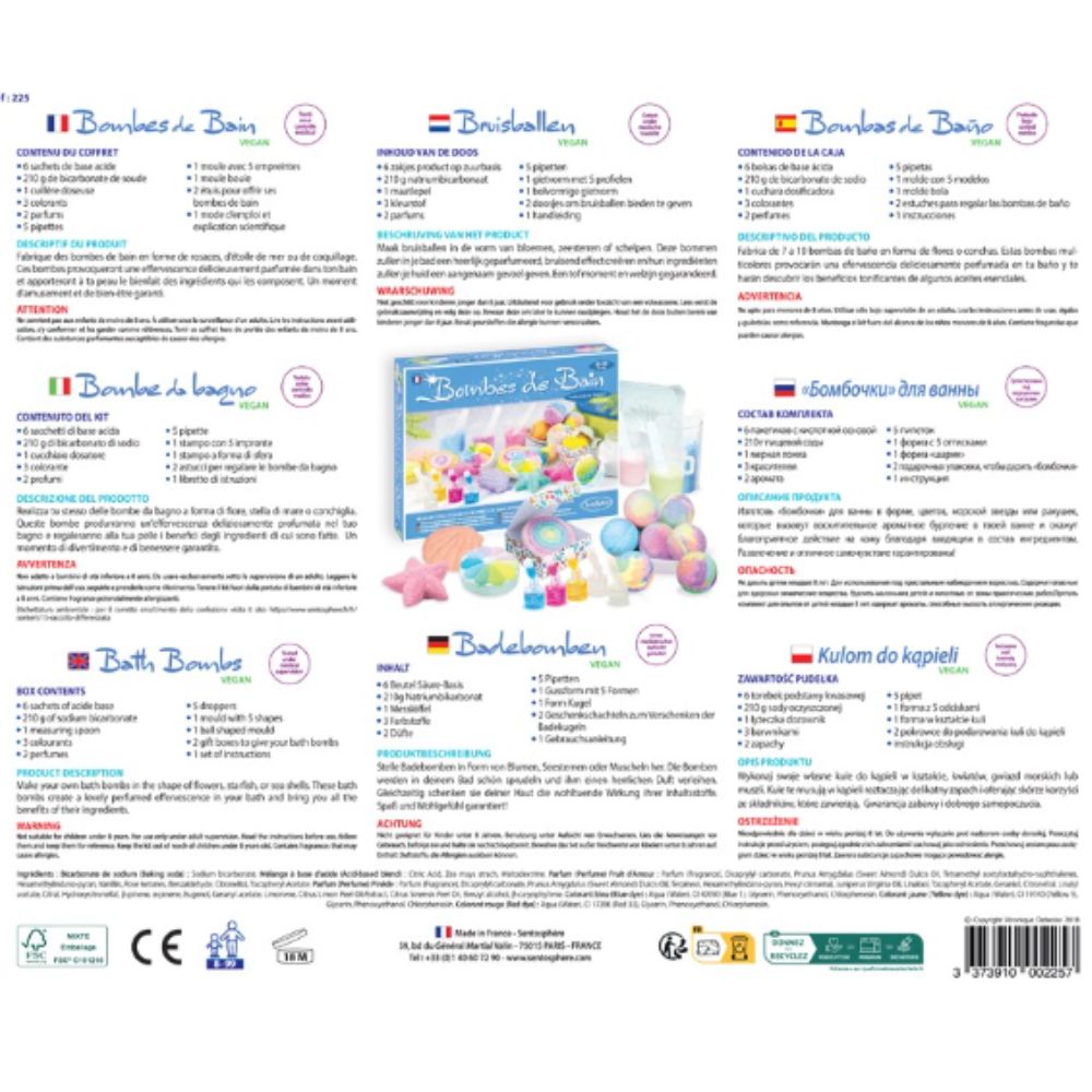 Sentosphère Bath Bombs - Make Your Own Kit