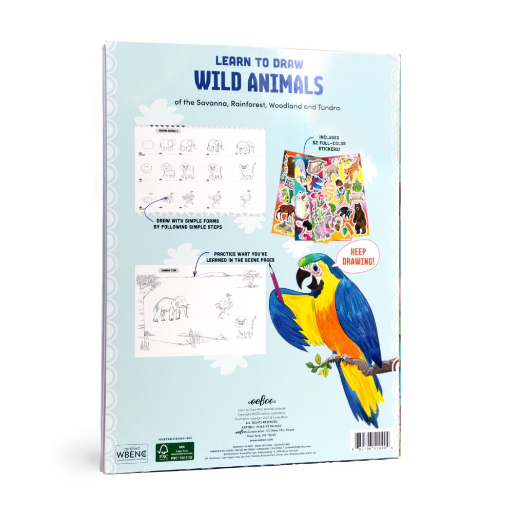 eeBoo Learn to Draw - Wild Animals image 3