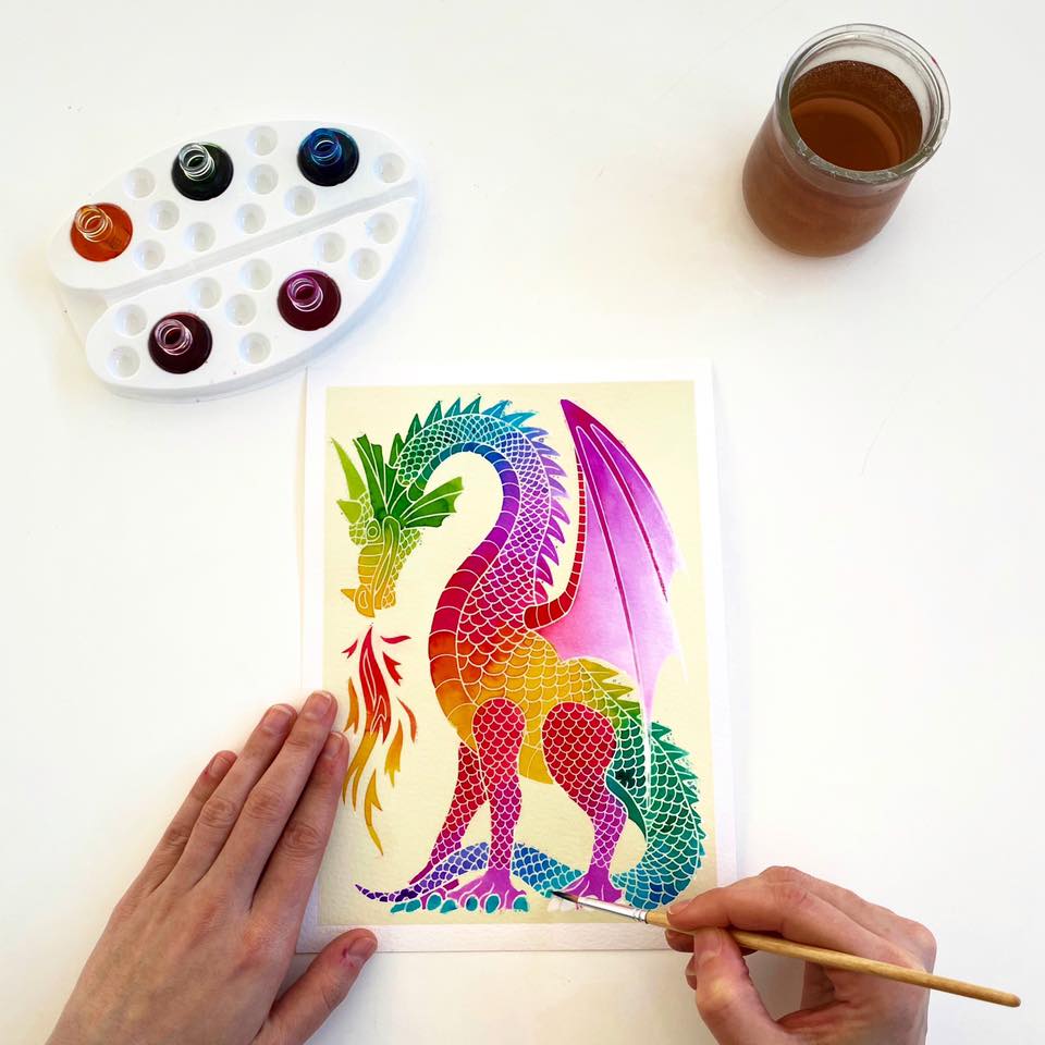 Aquarellum Dragons