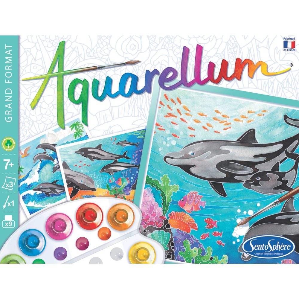 Aquarellum Dolphins