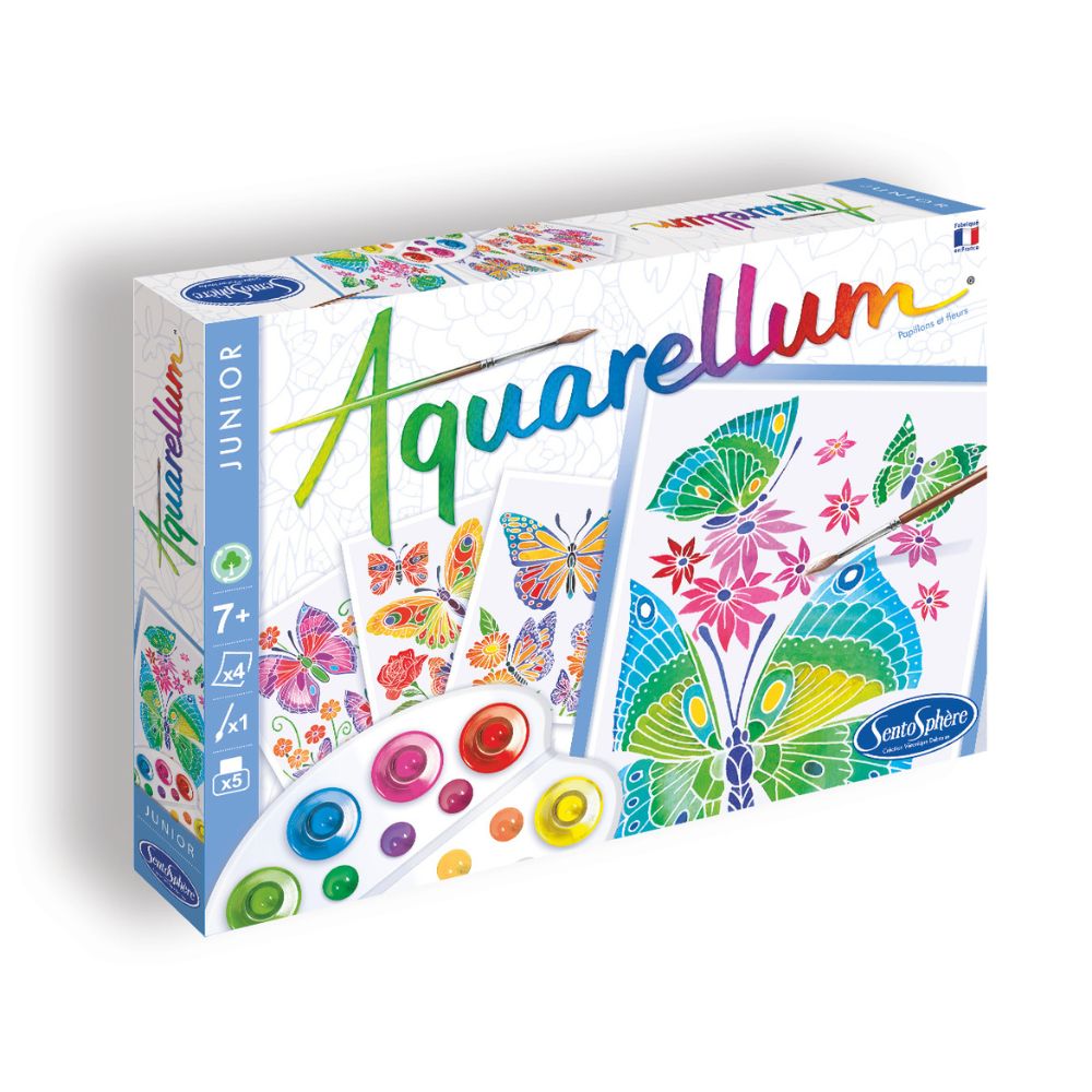 Aquarellum Junior Butterflies & Flowers