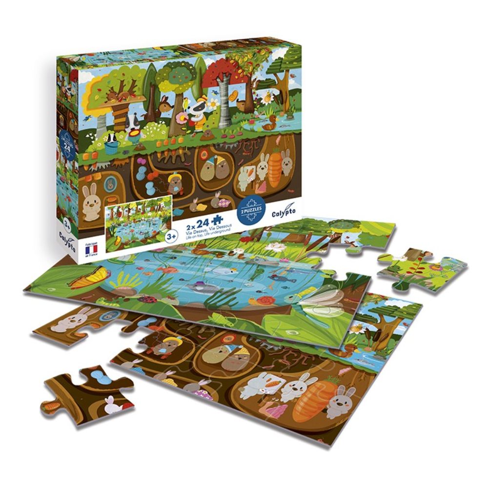 Calypto Jigsaw Puzzle - Life Above, Life Below 2 x 24 pieces