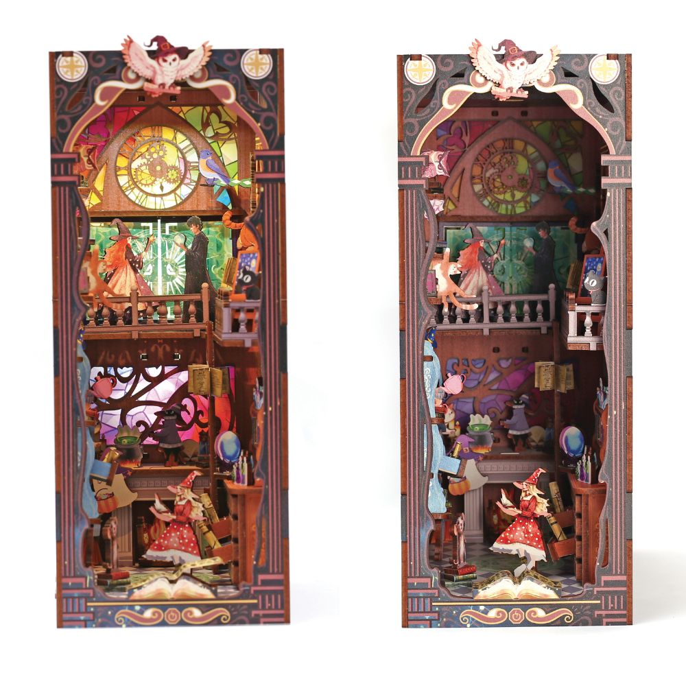 Graine Creative 3D Wooden Bookshelf Model - Magic House
