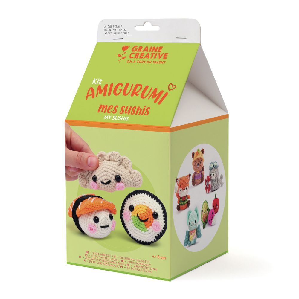 Graine Creative Amigurumi Crochet Kit - My Sushi